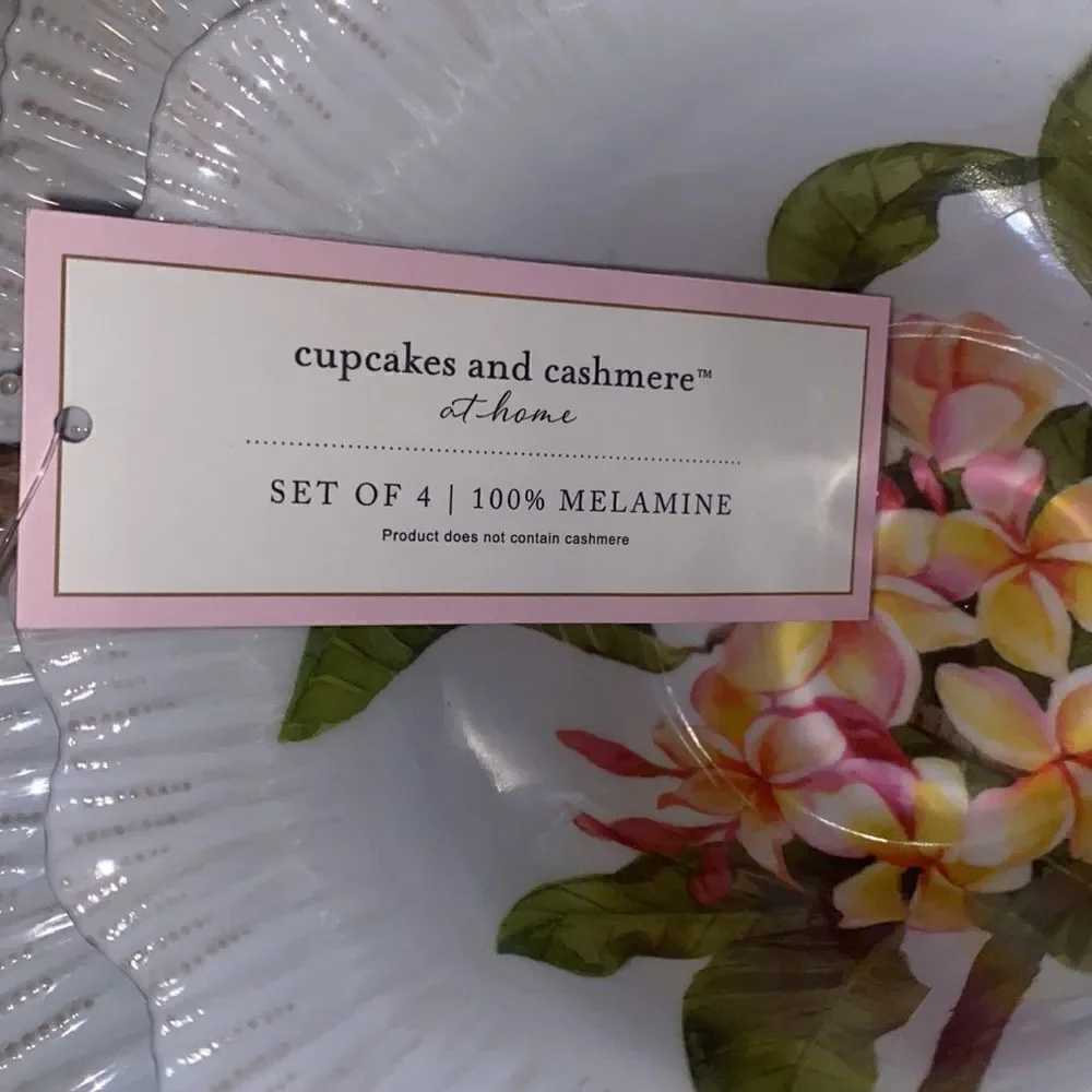 Cupcakes & Cashmere Set of Four Botanical Melamine Nesting Bowls!